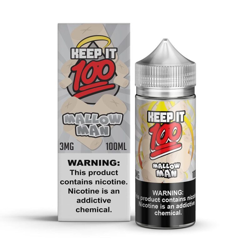 keep it 100 juice mallo man 100ml vape juice keep it 100 13449451241583