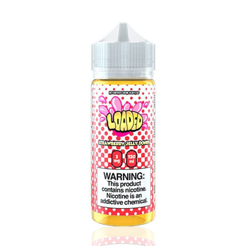 loaded juice ruthless loaded strawberry jelly donut 120ml vape juice 13487676391535