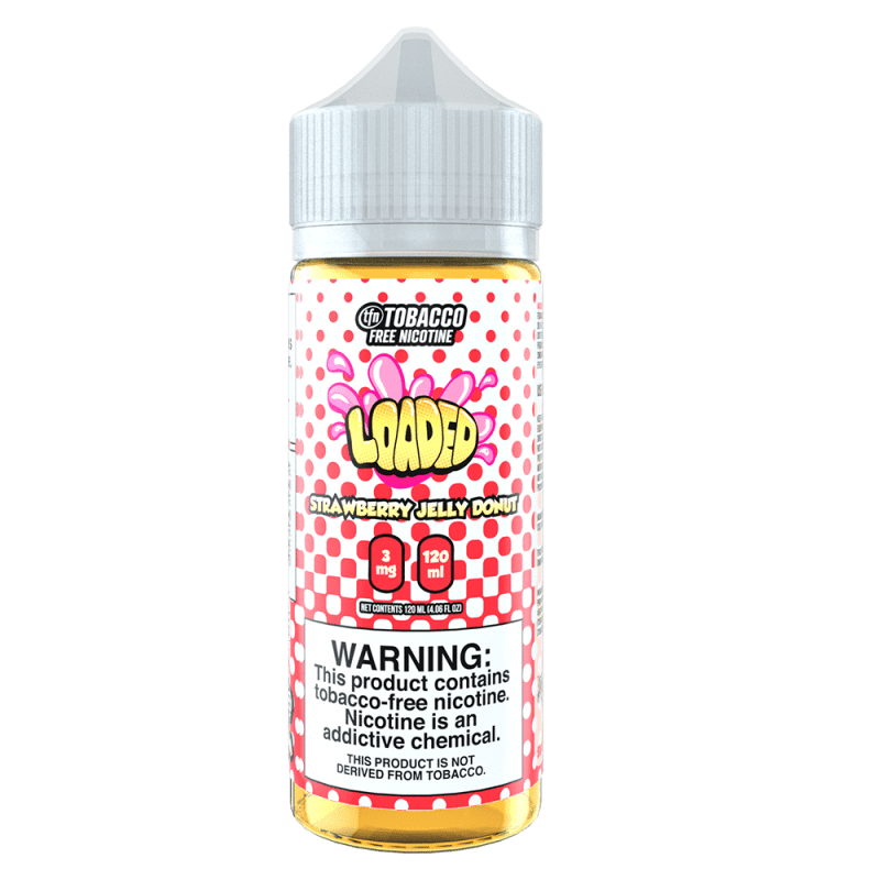 loaded juice ruthless loaded strawberry jelly donut tfn 120ml vape juice 30596131651695