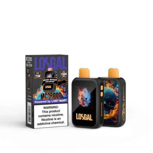 Lost Mary Disposable Vape Brain Bucket (Orange Mango Guava) (Skull Edition) Flavor