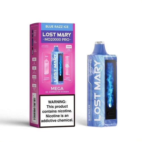 lost mary disposable vape lost mary mo20000 pro disposable vape blue razz ice