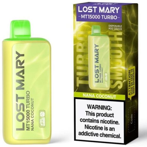 Lost Mary MT15000 Turbo Disposable Vape Nana Coconut Flavor