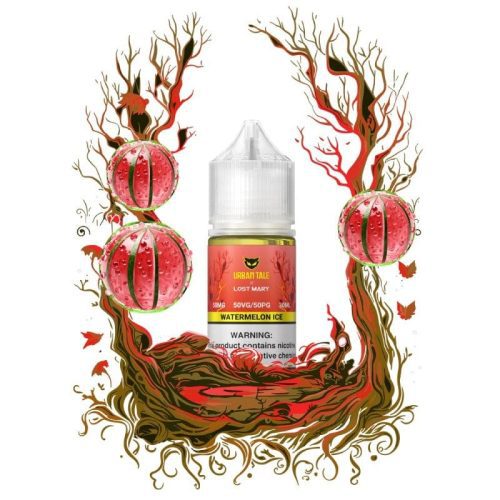 Lost Mary Juice 50MG Lost Mary x Urban Tale Watermelon Ice Nic Salt Vape Juice 30ml