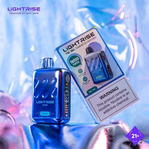 Lost Vape Blue Mint Lost Vape Lightrise TB 18K Disposable Vape (5%, 18000 Puffs)