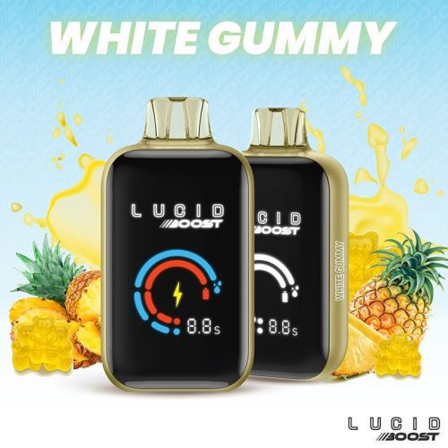 Lucid Air White Gummy 🎁 Lucid Boost Disposable Vape (5%, 20123 Puffs) (100% off)