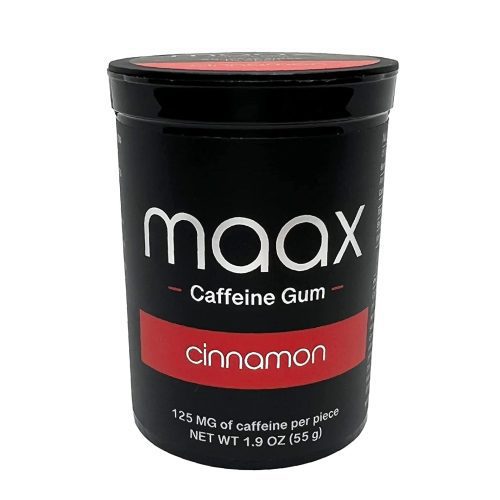 Maax Etc Cinnamon Maax Caffeine Gum 125mg (25x Pack)