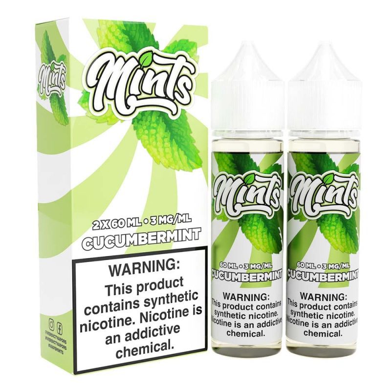 mints vape co juice mints vape co cucumber mint 2x 60ml 120ml vape juice 33476507304047