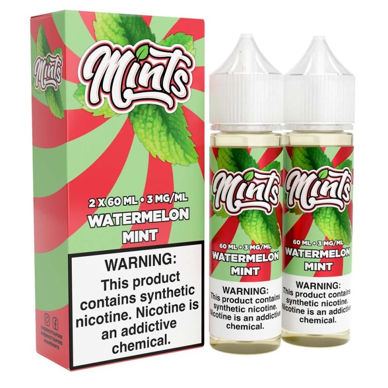 mints vape co juice mints vape co watermelon mint 2x 60ml 120ml vape juice 33476500586607