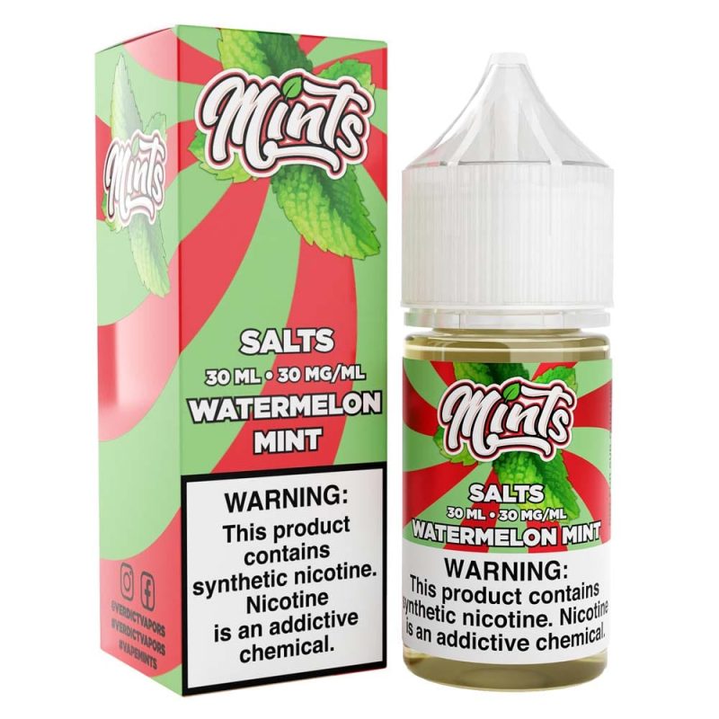 mints vape co juice mints vape co watermelon mint 30ml nic salt vape juice 33476702175343