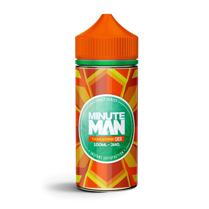 minute man juice minute man tangerine ice 100ml vape juice 30754685059183