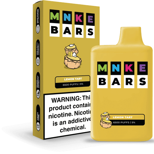 Vapetasia Disposable Vape Lemon Tart MNKE Bars Disposable Vape (5%, 6500 Puffs)