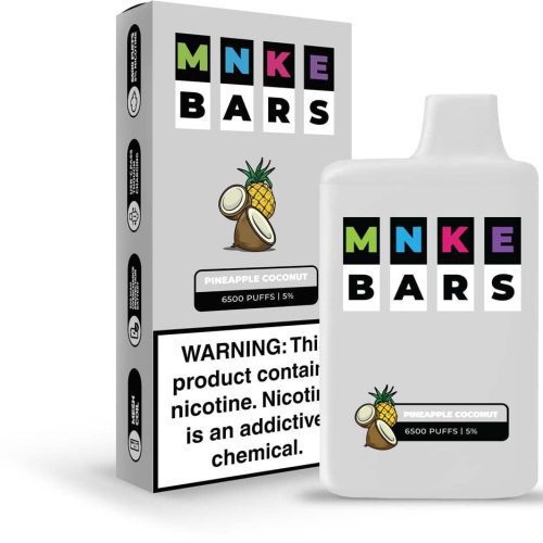 Vapetasia MNKE BARS Disposable Vape Pineapple Coconut MNKE Bars Disposable Vape (5%, 6500 Puffs)