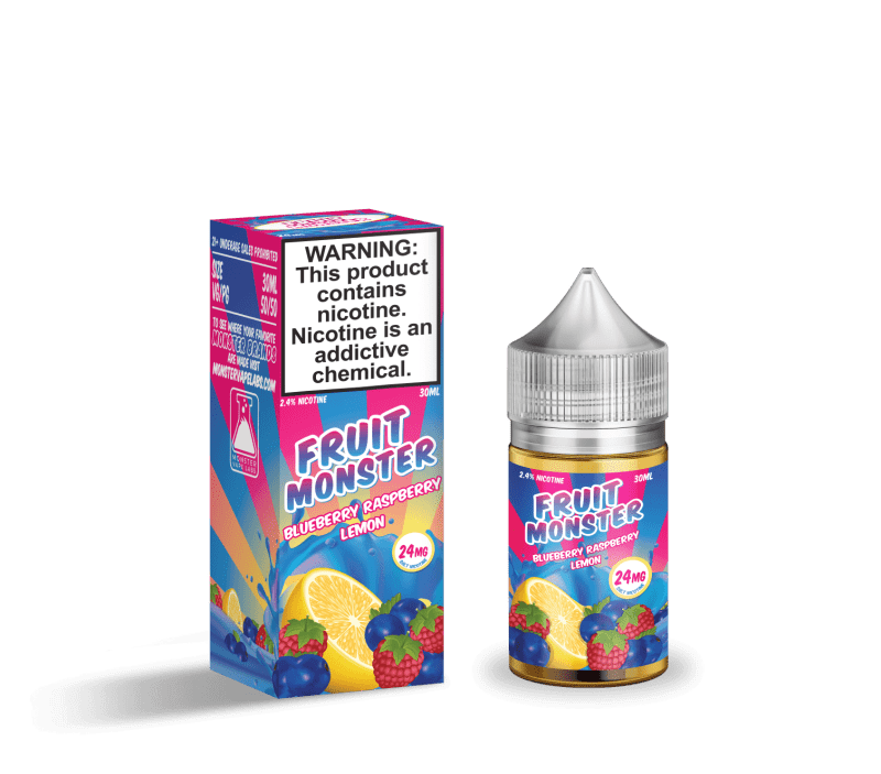 monster vape labs juice fruit monster salts blueberry raspberry lemon 30ml nic salt vape juice 14682377683055