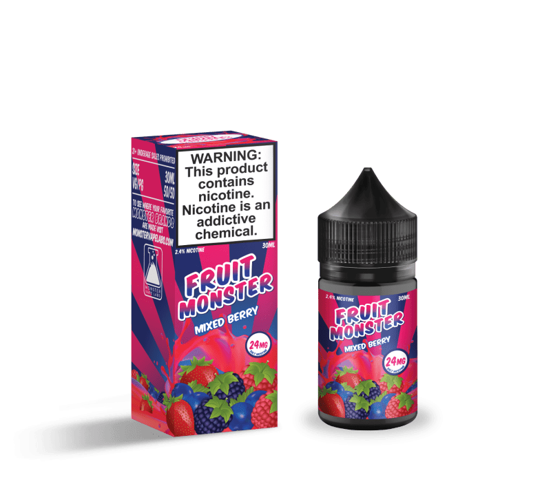 monster vape labs juice fruit monster salts mixed berry 30ml nic salt vape juice 14682378076271