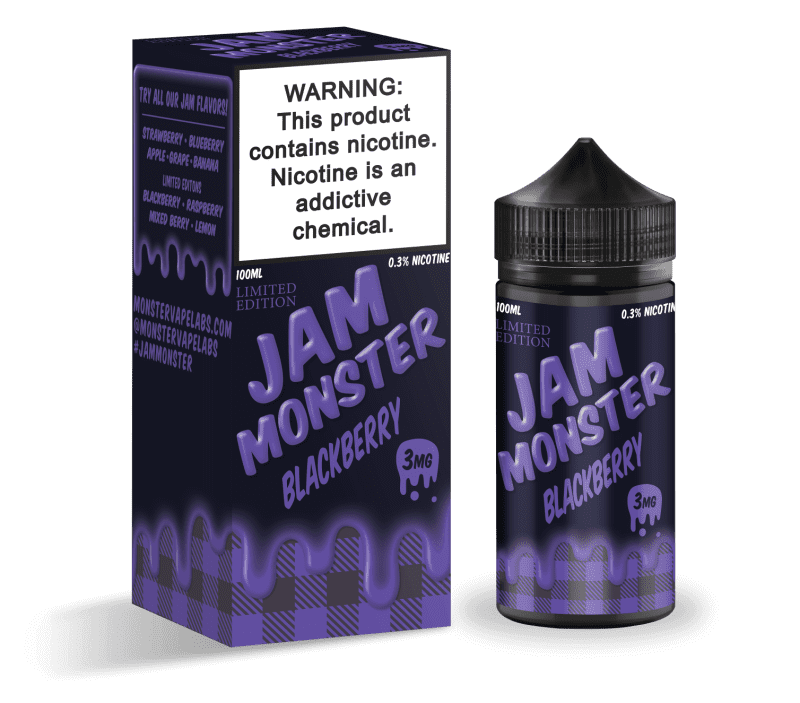 monster vape labs juice jam monster blackberry 100ml vape juice 14682070614127