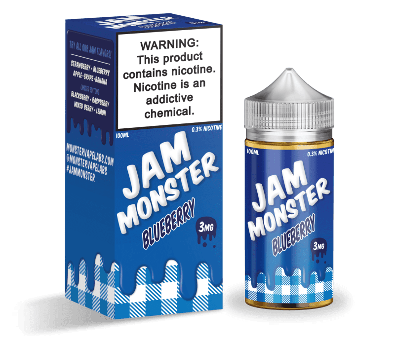 monster vape labs juice jam monster blueberry 100ml vape juice 14682070941807