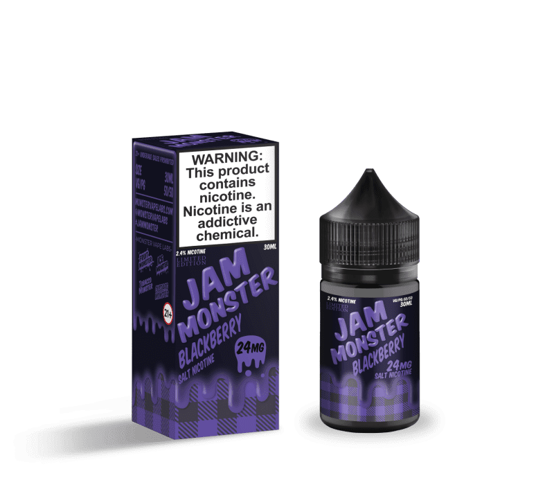 monster vape labs juice jam monster salts blackberry 30ml nic salt vape juice 14682092109935