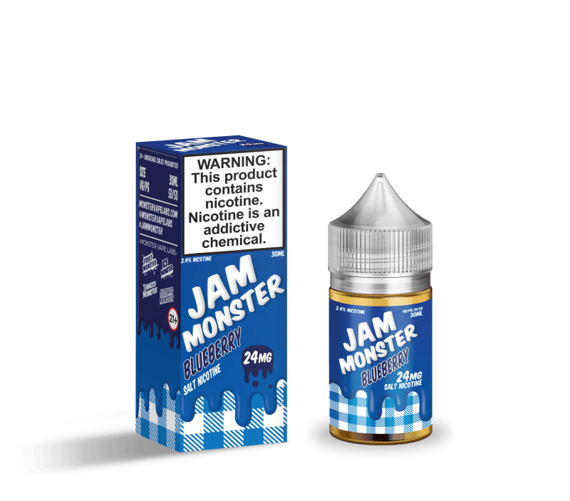 monster vape labs juice jam monster salts blueberry 30ml nic salt vape juice 14682092208239