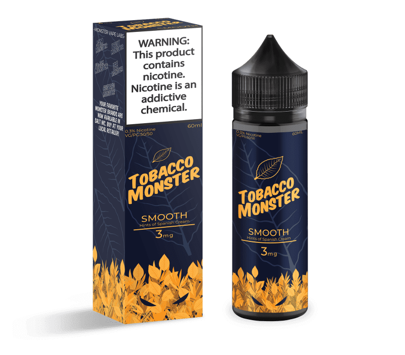 monster vape labs juice tobacco monster smooth 60ml vape juice 14682340229231