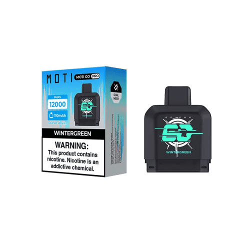 MOTI Vape Pods Wintergreen MOTI Go Pro 12000 Disposable Pod