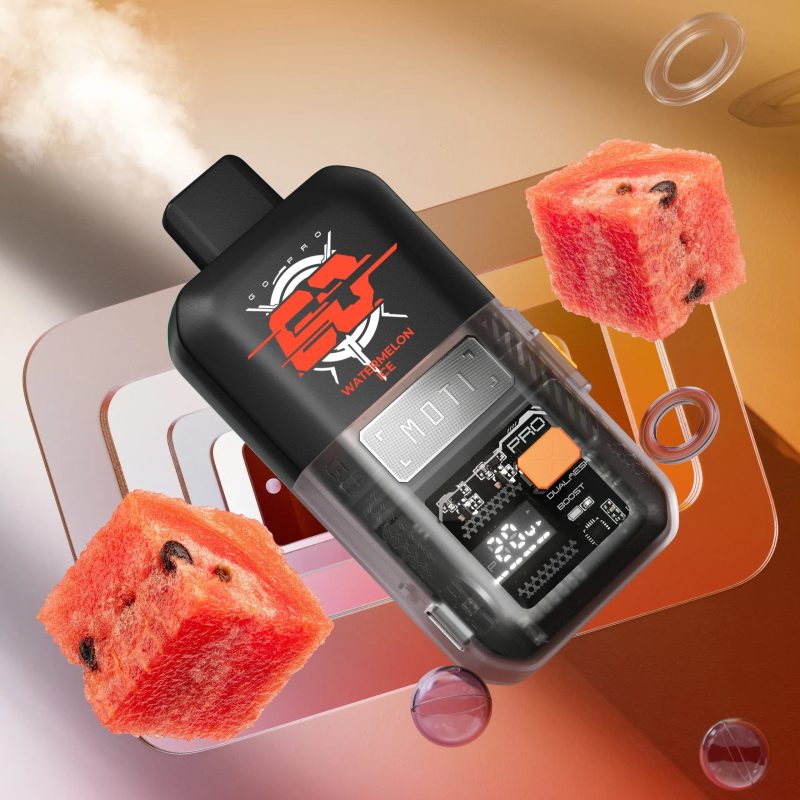 MOTI Vape Disposable Vape Watermelon Ice MOTI Go Pro Disposable Vape 1100mAh (5%, 12000 Puffs)