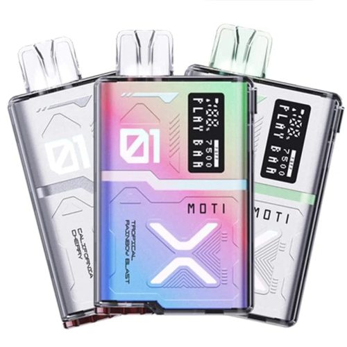 MOTI Vape Mango Peach Watermelon 🎁 MOTI Play Bar 7500 Disposable Vape (5%, 7500 Puffs) (100% off)