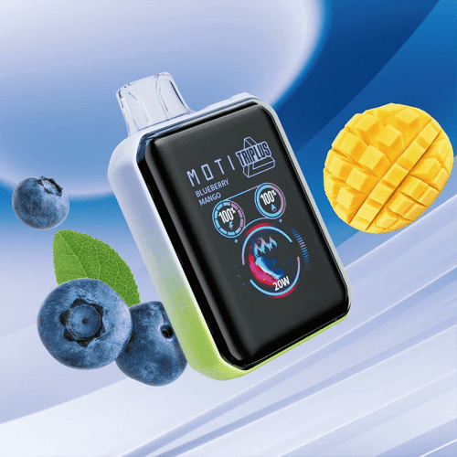 MOTI Vape Blueberry Mango 🎁 MOTI Triplus 20K Disposable Vape  (5%, 20000 Puffs) (100% off)