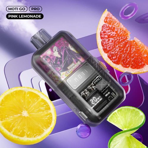 MOTI Vape Pink Lemonade 🎁 MOTI GO Pro Disposable Vape 1000mAh (5%, 12000 Puffs) (100% off)