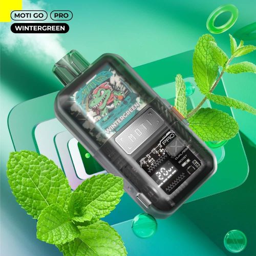 MOTI Vape Wintergreen 🎁 MOTI GO Pro Disposable Vape 1000mAh (5%, 12000 Puffs) (100% off)