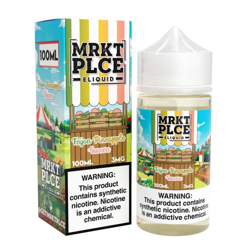 mrkt plce juice mrkt plce feijoa pineapple guava 100ml vape juice 33479117209711