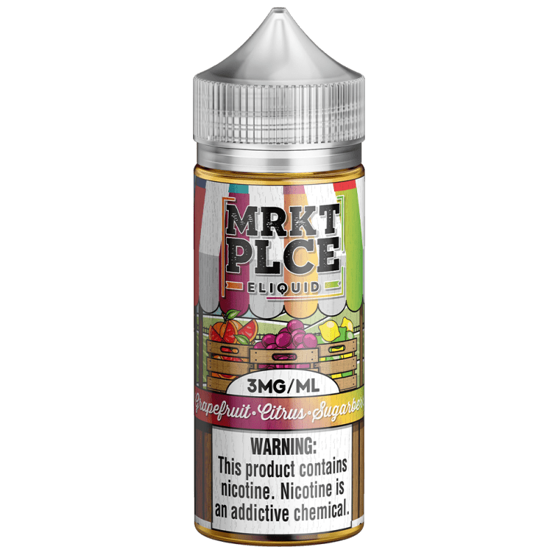 mrkt plce juice mrkt plce grapefruit citrus sugarberry 100ml vape juice 31320092934255