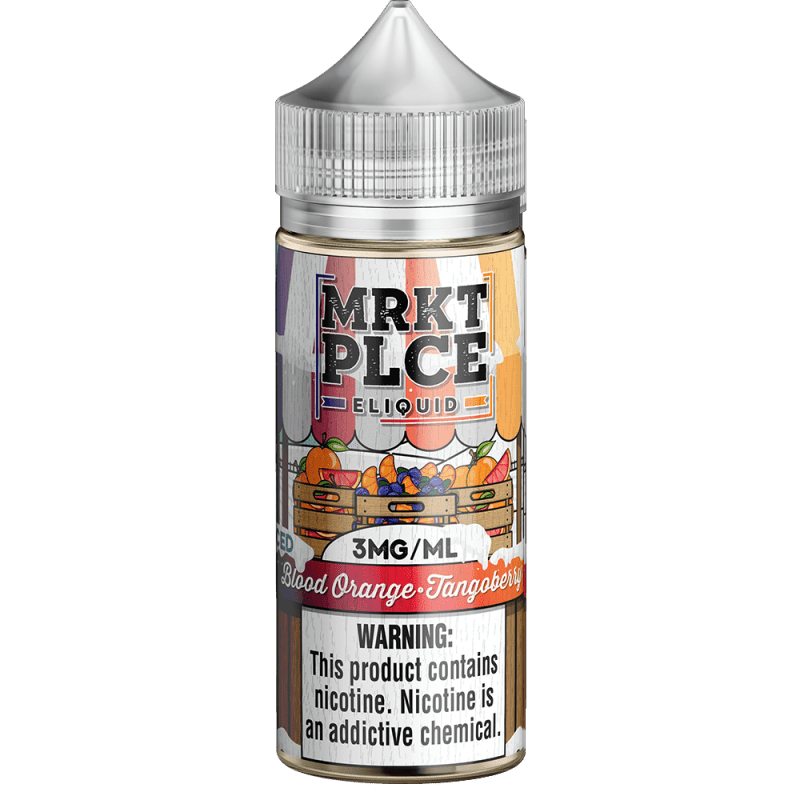 mrkt plce juice mrkt plce iced blood orange tangoberry 100ml vape juice 31315397738607