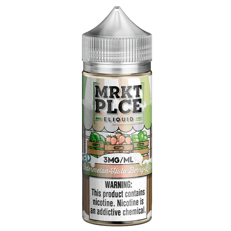 mrkt plce juice mrkt plce watermelon hula berry lime iced 100ml vape juice 31315391414383