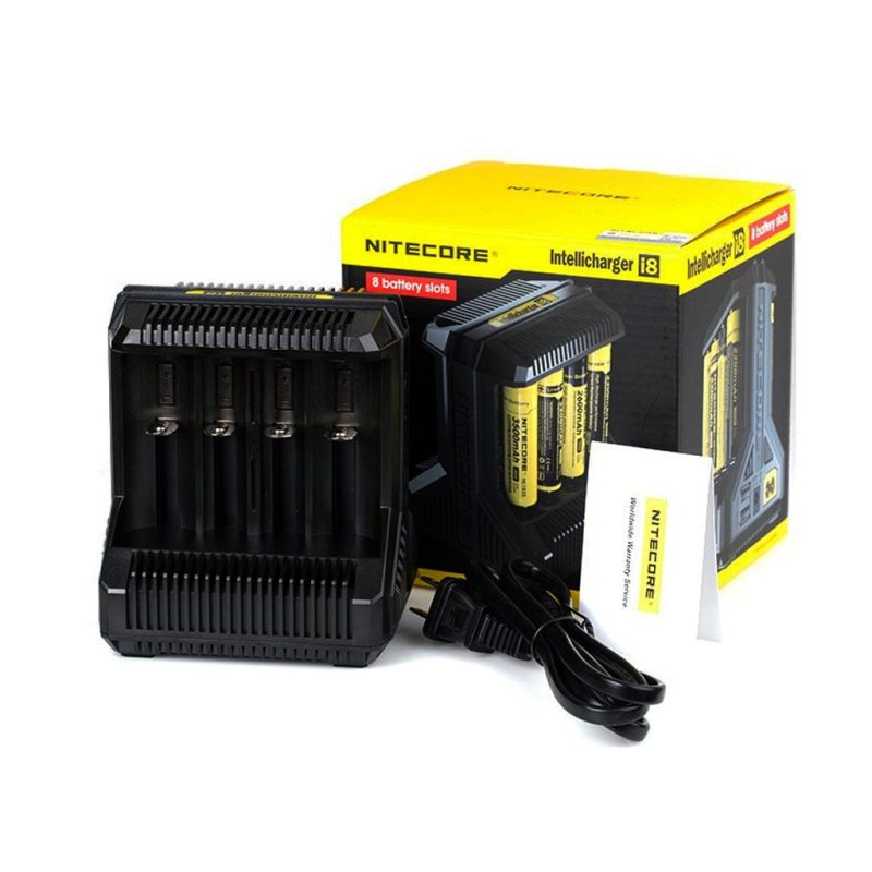 nitecore chargers nitecore i8 intellicharger 4 slot 28814569094