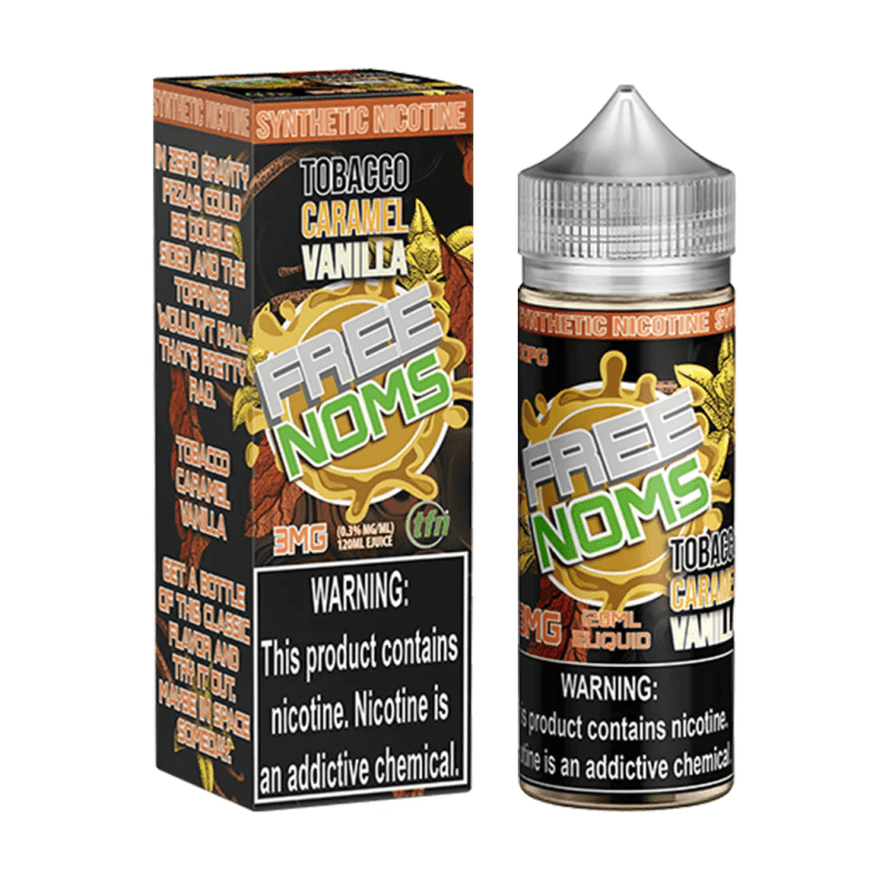 nomenon juice tobacco caramel vanilla tfn 120ml vape juice free noms 31255732224111