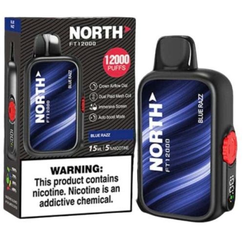 north blue razz north ft12000 disposable vape 5 12000 puffs 100 off 34662536839279