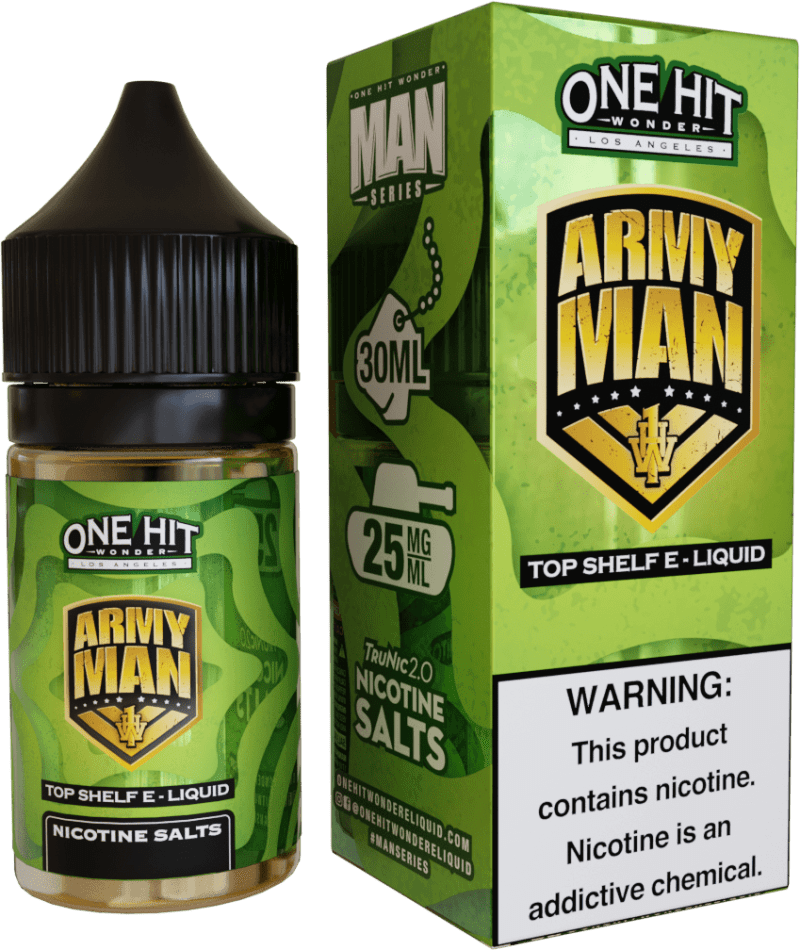 One Hit Wonder Juice 25MG One Hit Wonder Army Man 30ml Nic Salt Vape Juice