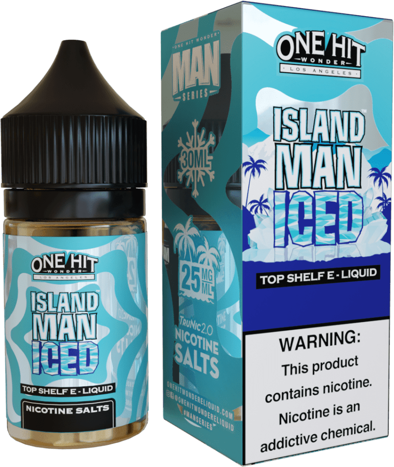 One Hit Wonder Juice 25MG One Hit Wonder Island Man Iced 30ml Nic Salt Vape Juice