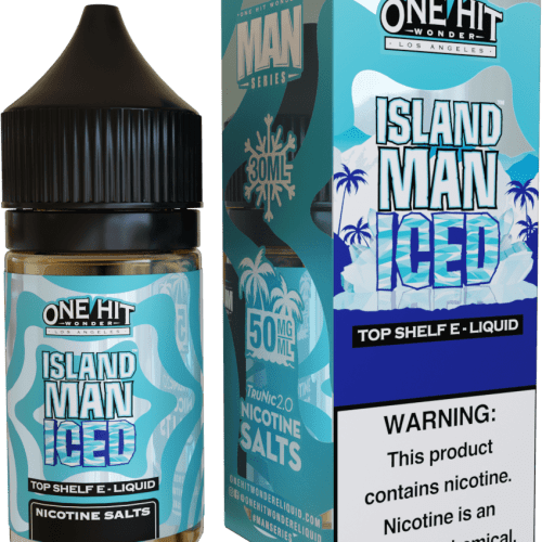 One Hit Wonder Juice 50MG One Hit Wonder Island Man Iced 30ml Nic Salt Vape Juice