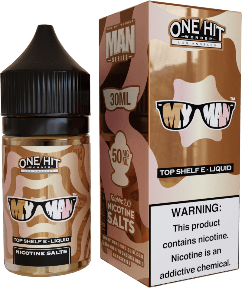 One Hit Wonder Juice 50MG One Hit Wonder My Man 30ml Nic Salt Vape Juice