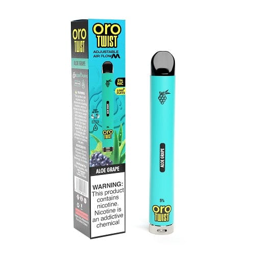 ORO Disposable Vape Aloe Grape ORO Twist Flow Disposable Vape