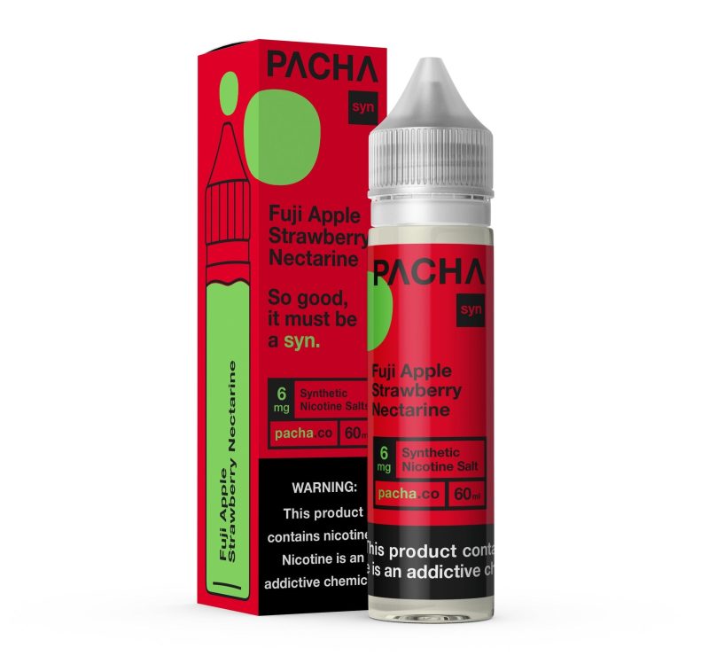 pachamama juice pacha syn fuji apple strawberry nectarine 60ml vape juice 31239069663343