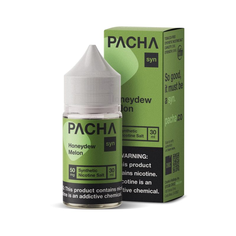 pachamama juice pacha syn honeydew melon 30ml nic salt vape juice 31238996459631