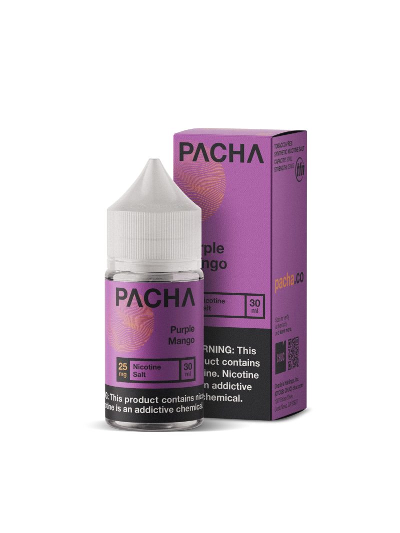 pachamama juice pacha syn purple mango 30ml tfn nic salt vape juice 32315697725551