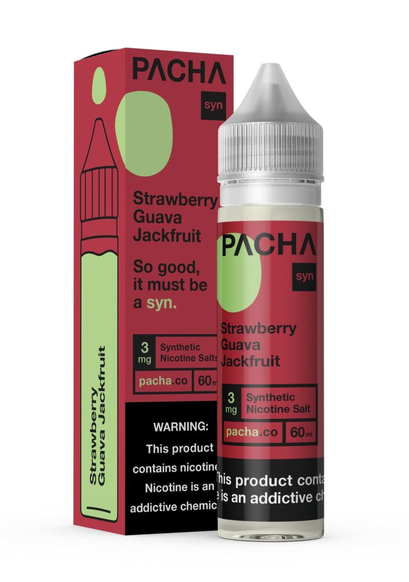 pachamama juice pacha syn strawberry guava and jackfruit 60ml vape juice 31239121174639