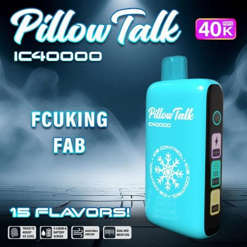 Pillow Talk Disposable Vape Fcuking Fab Pillow Talk Ice Control IC40000 Disposable Vape (5%, 40000 Puffs)