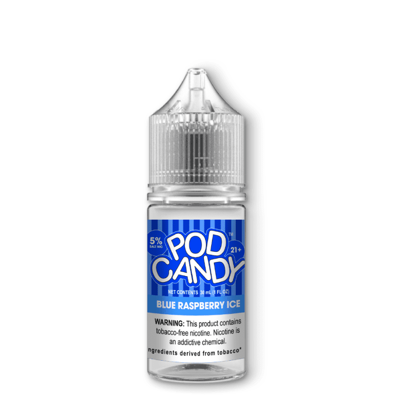 pod candy juice 50mg pod candy blue raspberry ice 30ml tf nic salt vape juice 31646564417647