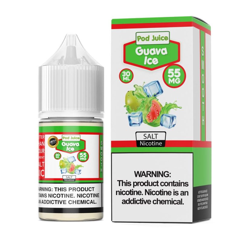 pod juice juice pod juice guava ice 30ml nic salt vape juice 14930623201391