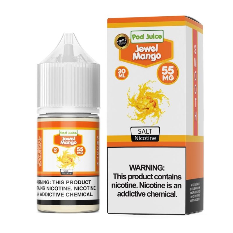 pod juice juice pod juice jewel mango tf 30ml nic salt vape juice 30595526787183