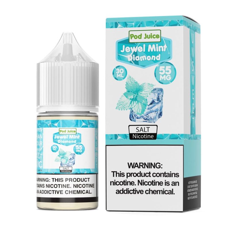 pod juice juice pod juice jewel mint diamond 30ml nic salt vape juice 14930549571695